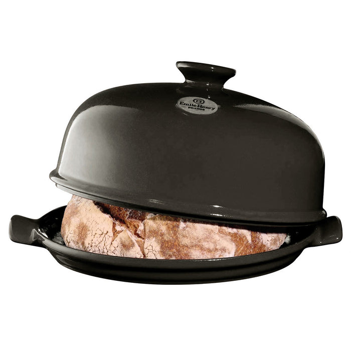 Emile Henry Flame Bread Cloche, Charcoal