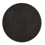 Davanti by Frieling Mattola Placemats Set of 6, Round 15 Inch Indoor Outdoor Table Placemats, Black
