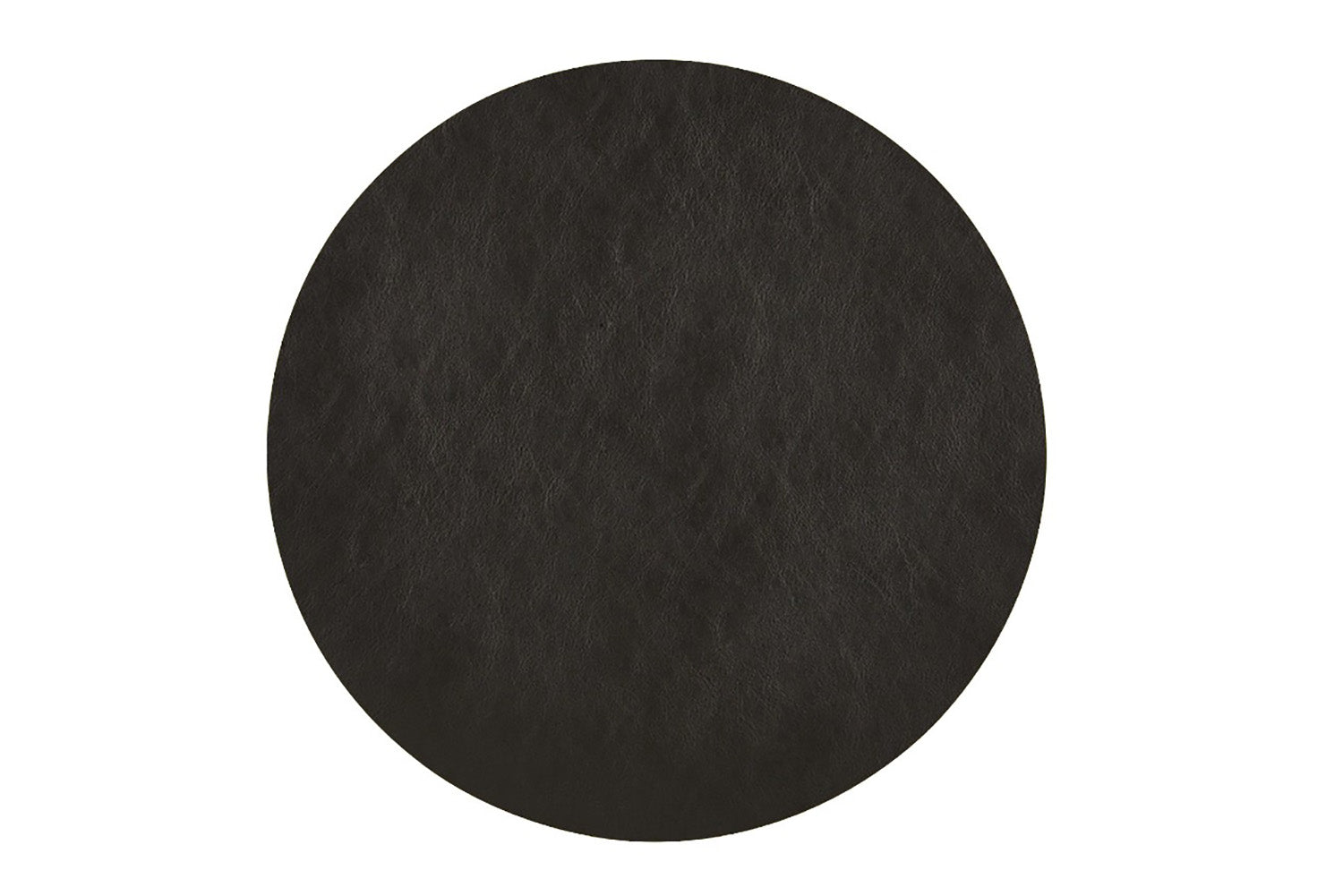 Davanti by Frieling Mattola Placemats Set of 6, Round 15 Inch Indoor Outdoor Table Placemats, Black