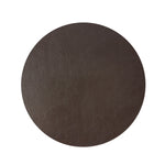 Davanti by Frieling Mattola Placemats Set of 6, Round 15 Inch Indoor Outdoor Table Placemats, Dark Brown