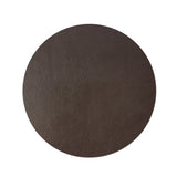 Davanti by Frieling Mattola Placemats Set of 6, Round 15 Inch Indoor Outdoor Table Placemats, Dark Brown