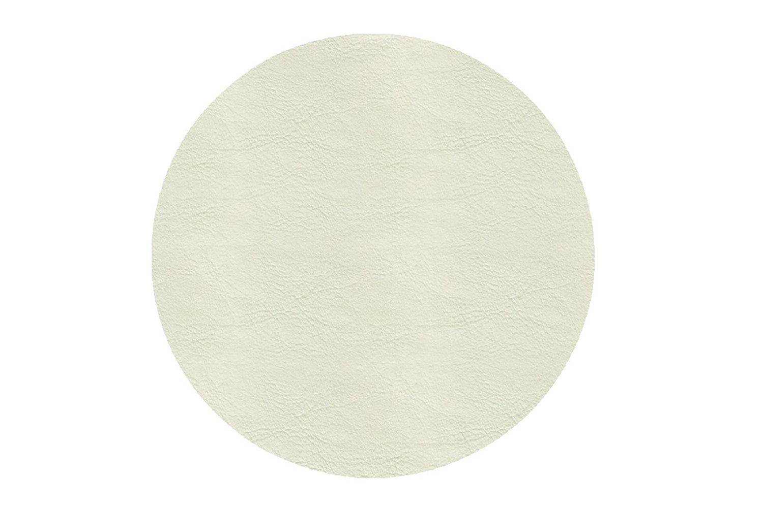 Davanti by Frieling Mattola Placemats Set of 6, Round 15 Inch Indoor Outdoor Table Placemats, Ecru