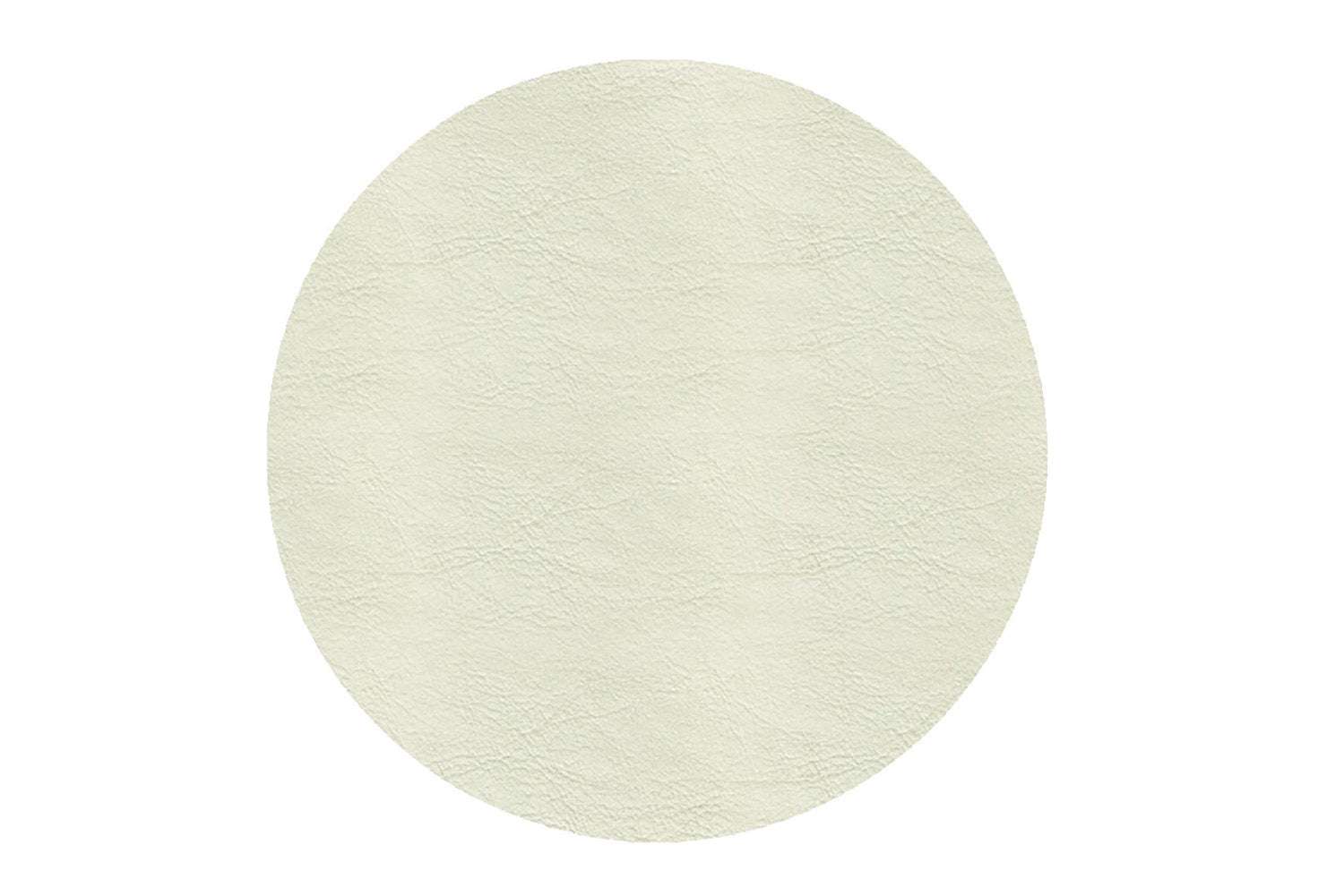 Davanti by Frieling Mattola Placemats Set of 6, Round 15 Inch Indoor Outdoor Table Placemats, Ecru