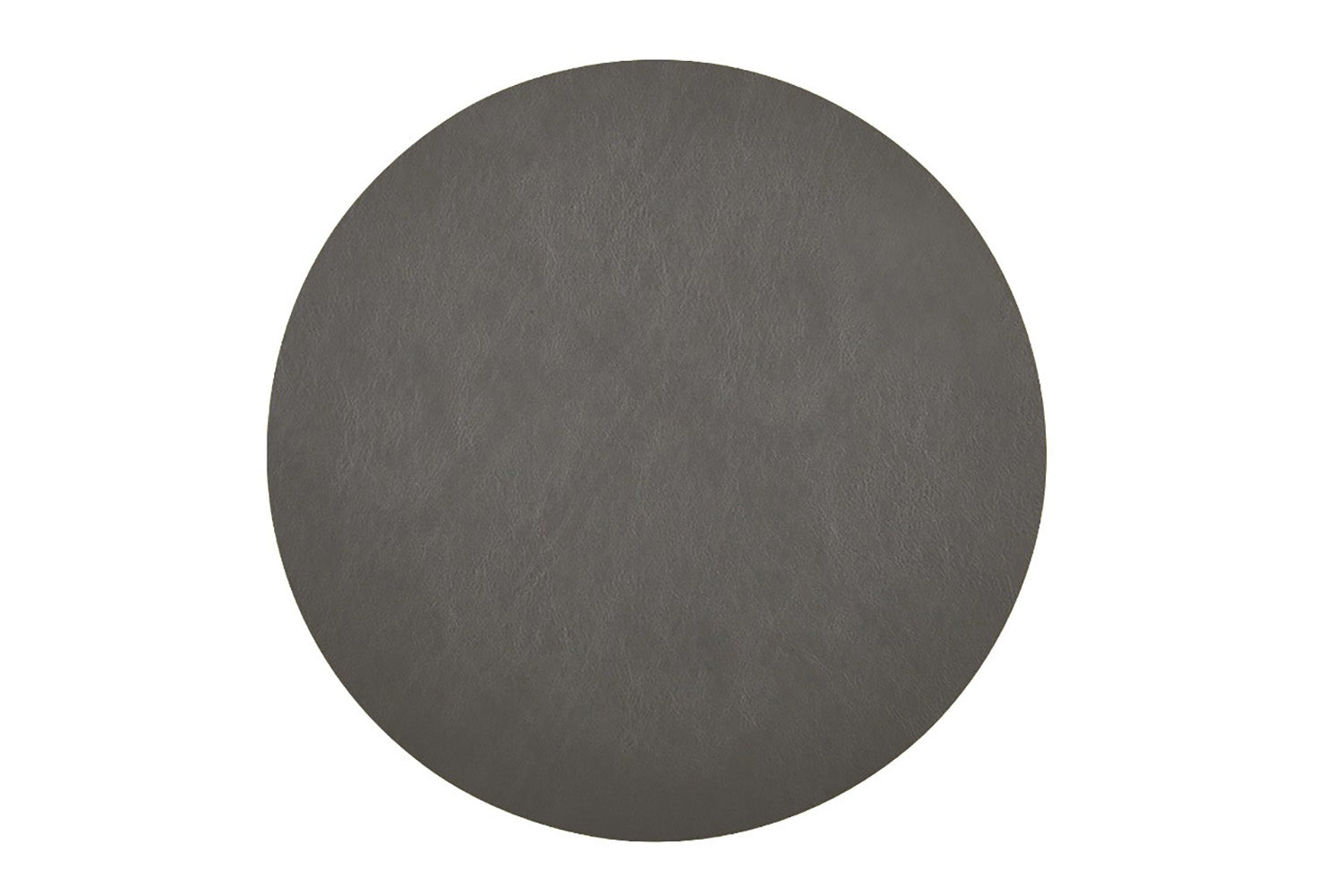 Davanti by Frieling Mattola Placemats Set of 6, Round 15 Inch Indoor Outdoor Table Placemats, Castlerock Gray