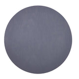 Davanti by Frieling Mattola Placemats Set of 6, Round 15 Inch Indoor Outdoor Table Placemats, Stone Marine