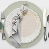 Davanti by Frieling Mattola Placemats Set of 6, Round 15 Inch Indoor Outdoor Table Placemats, Round