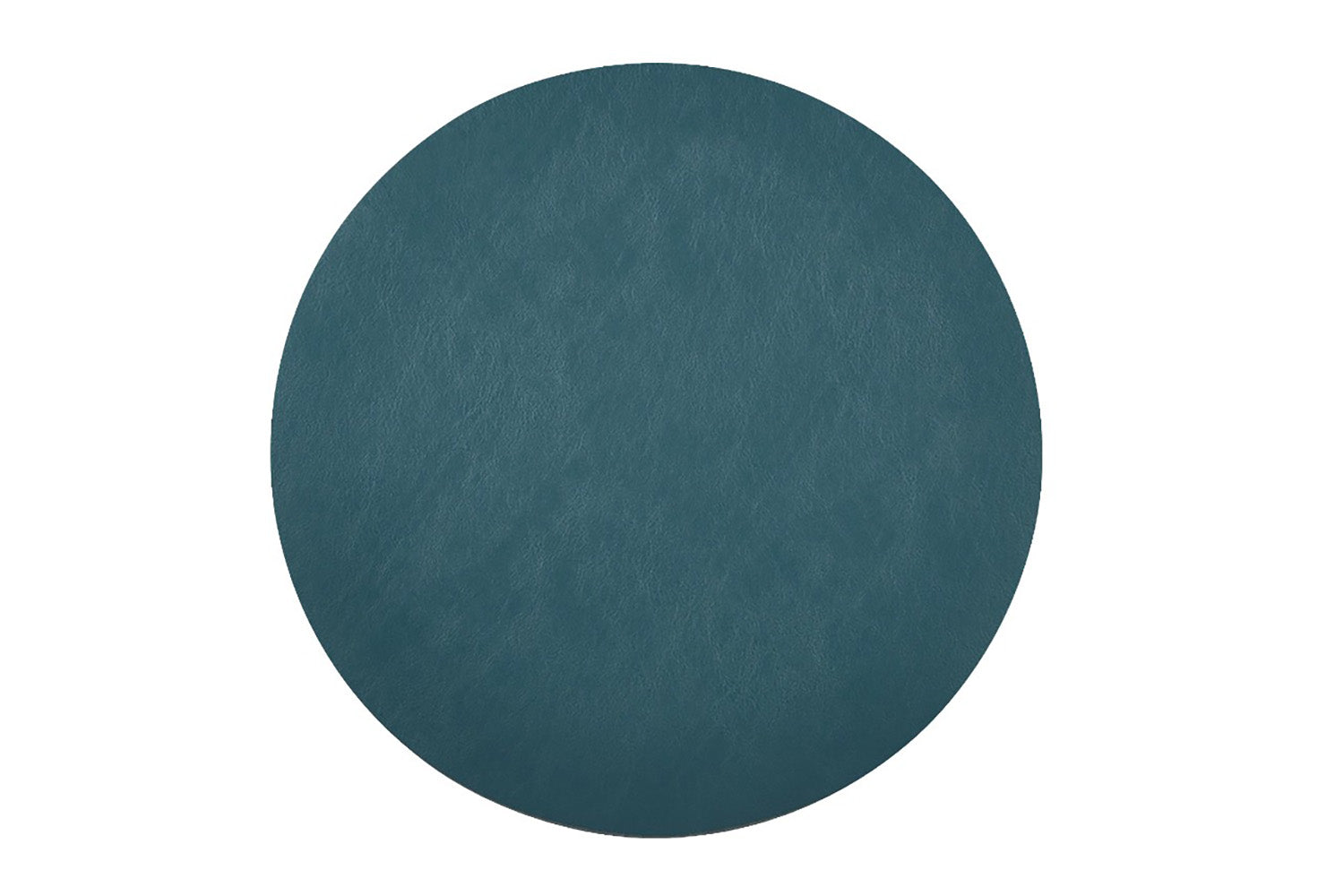 Davanti by Frieling Mattola Placemats Set of 6, Round 15 Inch Indoor Outdoor Table Placemats, Pine Green
