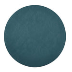 Davanti by Frieling Mattola Placemats Set of 6, Round 15 Inch Indoor Outdoor Table Placemats, Pine Green