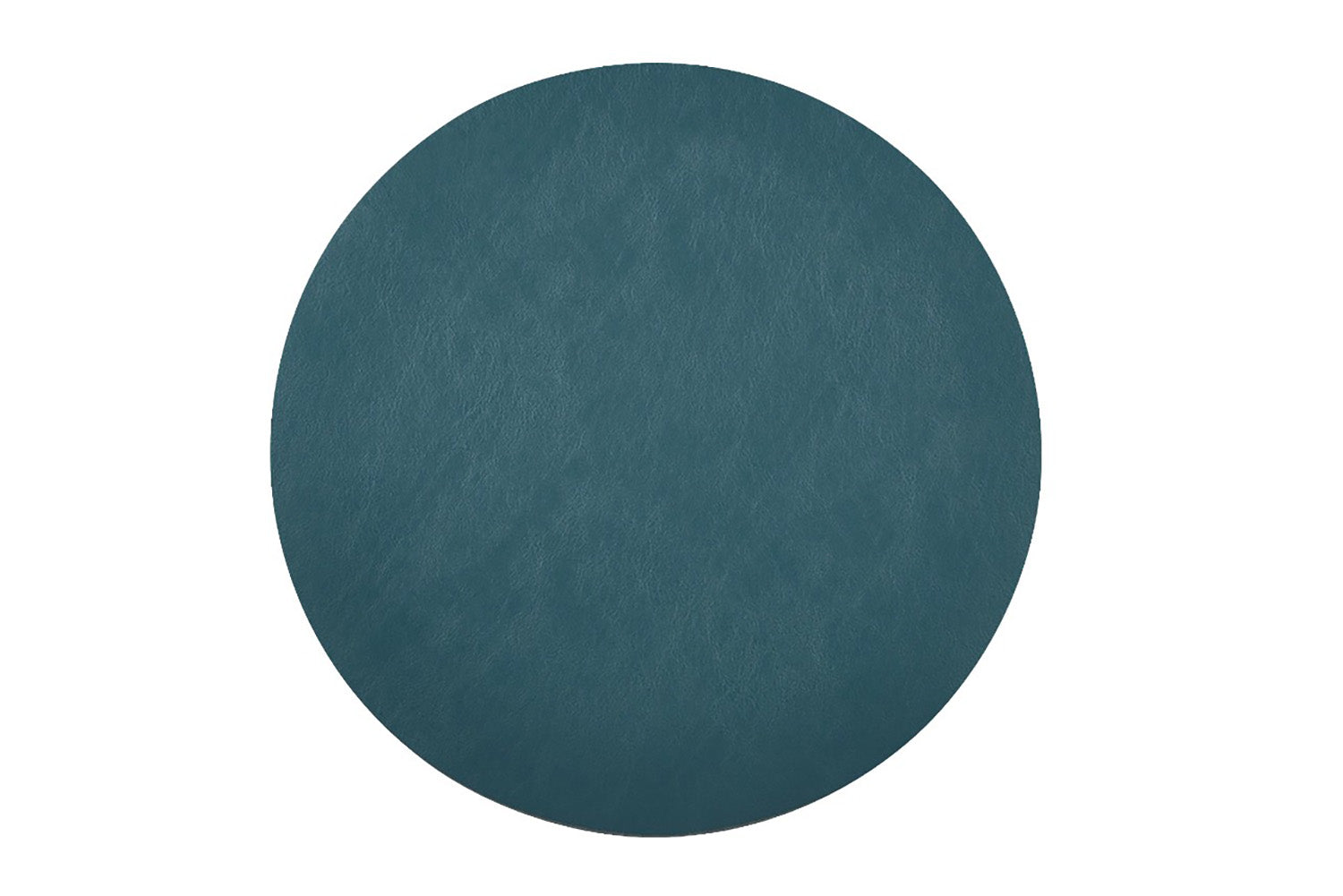 Davanti by Frieling Mattola Placemats Set of 6, Round 15 Inch Indoor Outdoor Table Placemats, Pine Green
