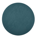 Davanti by Frieling Mattola Placemats Set of 6, Round 15 Inch Indoor Outdoor Table Placemats, Pine Green