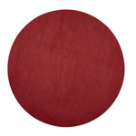 Davanti by Frieling Mattola Placemats Set of 6, Round 15 Inch Indoor Outdoor Table Placemats, Earth Red