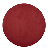 Davanti by Frieling Mattola Placemats Set of 6, Round 15 Inch Indoor Outdoor Table Placemats, Earth Red