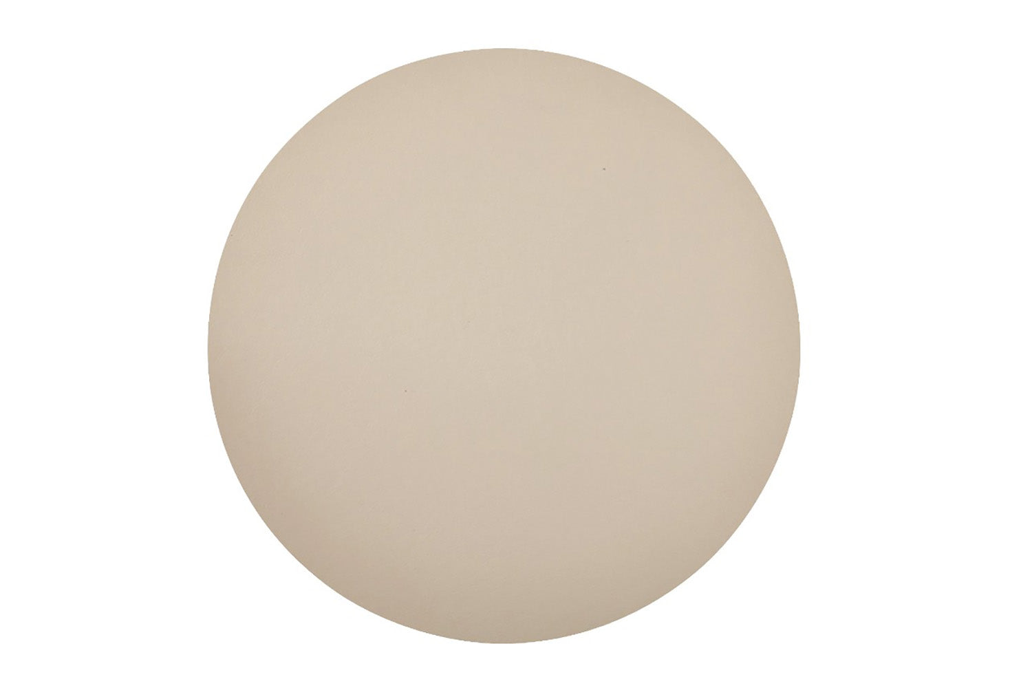 Davanti by Frieling Mattola Placemats Set of 6, Round 15 Inch Indoor Outdoor Table Placemats, Silk Gray