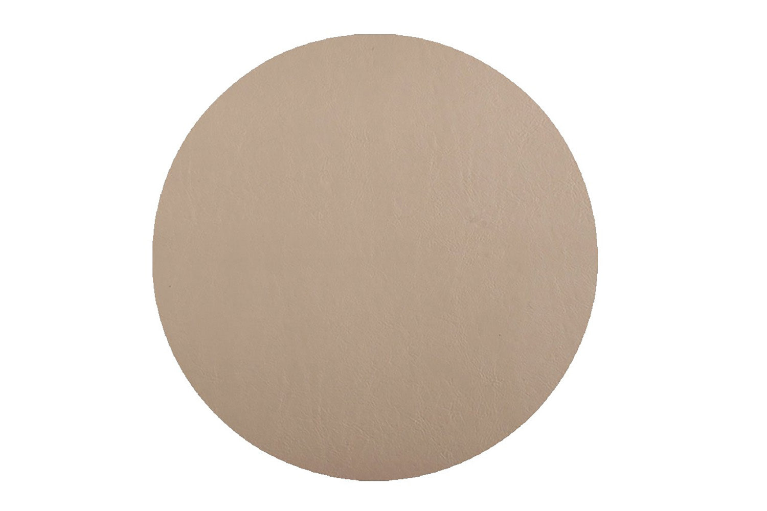 Davanti by Frieling Mattola Placemats Set of 6, Round 15 Inch Indoor Outdoor Table Placemats, Taupe