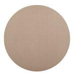 Davanti by Frieling Mattola Placemats Set of 6, Round 15 Inch Indoor Outdoor Table Placemats, Taupe
