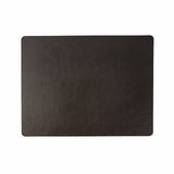 Davanti by Frieling Mattola Placemats Set of 6, Rectangular 16.5 x 12.5 Inch Indoor Outdoor Table Placemats – Dark Brown