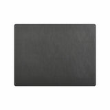 Davanti by Frieling Mattola Placemats Set of 6, Rectangular 16.5 x 12.5 Inch Indoor Outdoor Table Placemats – Castlerock Gray