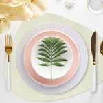 Davanti by Frieling Mattola Placemats Set of 6, Stone, 18.5 x 15.3 Inch Indoor Outdoor Table Placemats – Ecru