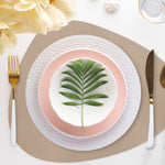 Davanti by Frieling Mattola Placemats Set of 6, Stone, 18.5 x 15.3 Inch Indoor Outdoor Table Placemats – Taupe