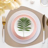 Davanti by Frieling Mattola Placemats Set of 6, Stone, 18.5 x 15.3 Inch Indoor Outdoor Table Placemats – Taupe