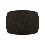 Davanti by Frieling Mattola Placemats Set of 6, Rectangle Plus, 14 x 18 Inch Indoor Outdoor Table Placemats, Black