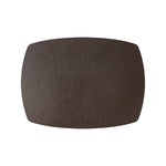 Davanti by Frieling Mattola Placemats Set of 6, Rectangle Plus, 14 x 18 Inch Indoor Outdoor Table Placemats, Dark Brown