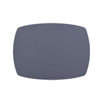 Davanti by Frieling Mattola Placemats Set of 6, Rectangle Plus, 14 x 18 Inch Indoor Outdoor Table Placemats, Stone Marine
