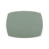 Davanti by Frieling Mattola Placemats Set of 6, Rectangle Plus, 14 x 18 Inch Indoor Outdoor Table Placemats, Mint