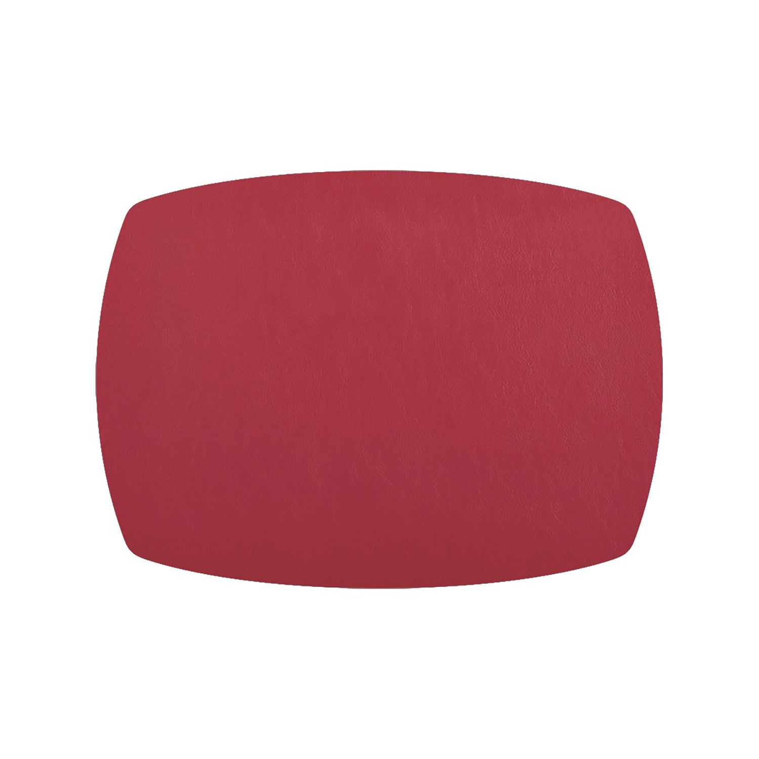 Davanti by Frieling Mattola Placemats Set of 6, Rectangle Plus, 14 x 18 Inch Indoor Outdoor Table Placemats, Earth Red