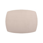 Davanti by Frieling Mattola Placemats Set of 6, Rectangle Plus, 14 x 18 Inch Indoor Outdoor Table Placemats, Silk Gray