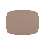 Davanti by Frieling Mattola Placemats Set of 6, Rectangle Plus, 14 x 18 Inch Indoor Outdoor Table Placemats, Taupe