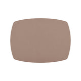 Davanti by Frieling Mattola Placemats Set of 6, Rectangle Plus, 14 x 18 Inch Indoor Outdoor Table Placemats, Taupe