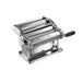 Marcato Atlas 180 Machine with Pasta Cutter, Hand Crank, and Instructions, Made in Italy, Silver