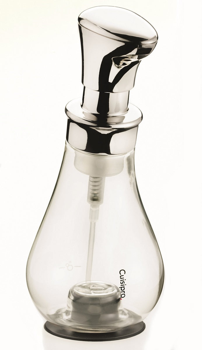 Cuisipro Foam Pump Soap Dispenser, 13.2 Ounce, Chrome