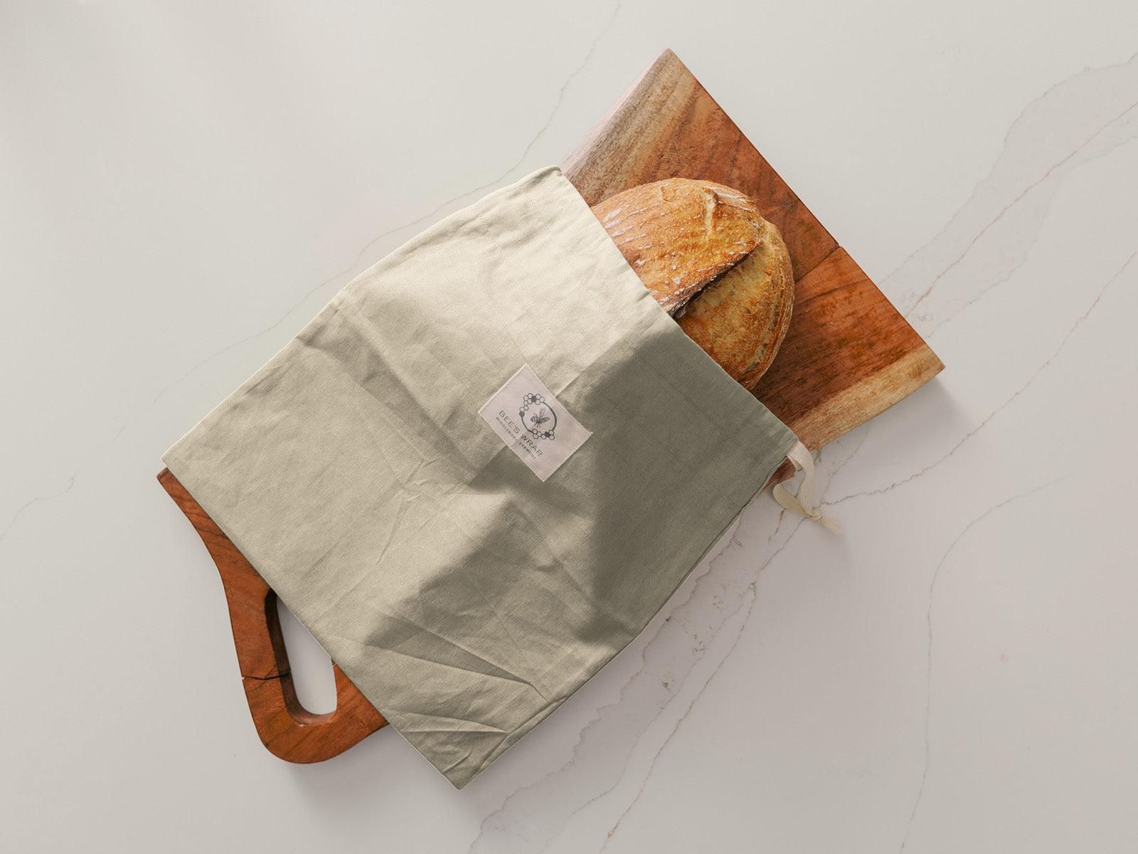 Bee's Wrap Reusable Artisan Bread Bag, Bakery Lane