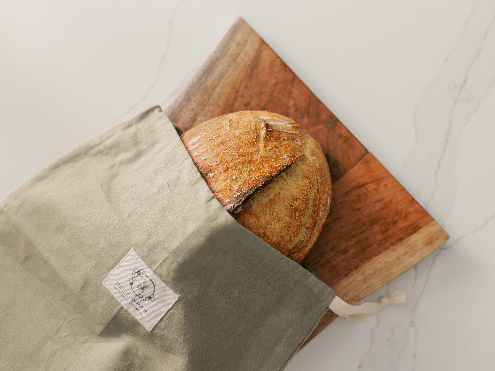Bee's Wrap Reusable Artisan Bread Bag, Bakery Lane