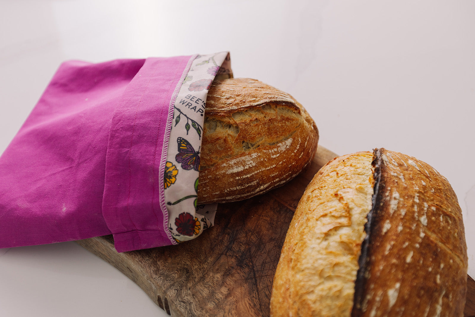 Bee's Wrap Reusable Artisan Bread Bag, Meadow Magic