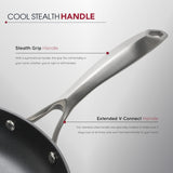 Radical Pan Nonstick Frying & Saute Pan Skillet With Stainless Steel Handle, 10-Inch