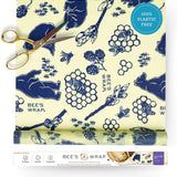 Bee's Wrap Cut-to-Size Beeswax Wrap Roll, Bees & Bears