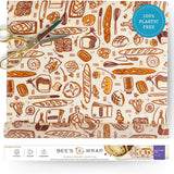Bee's Wrap Cut-to-Size Beeswax Wrap Roll, Bakery Lane