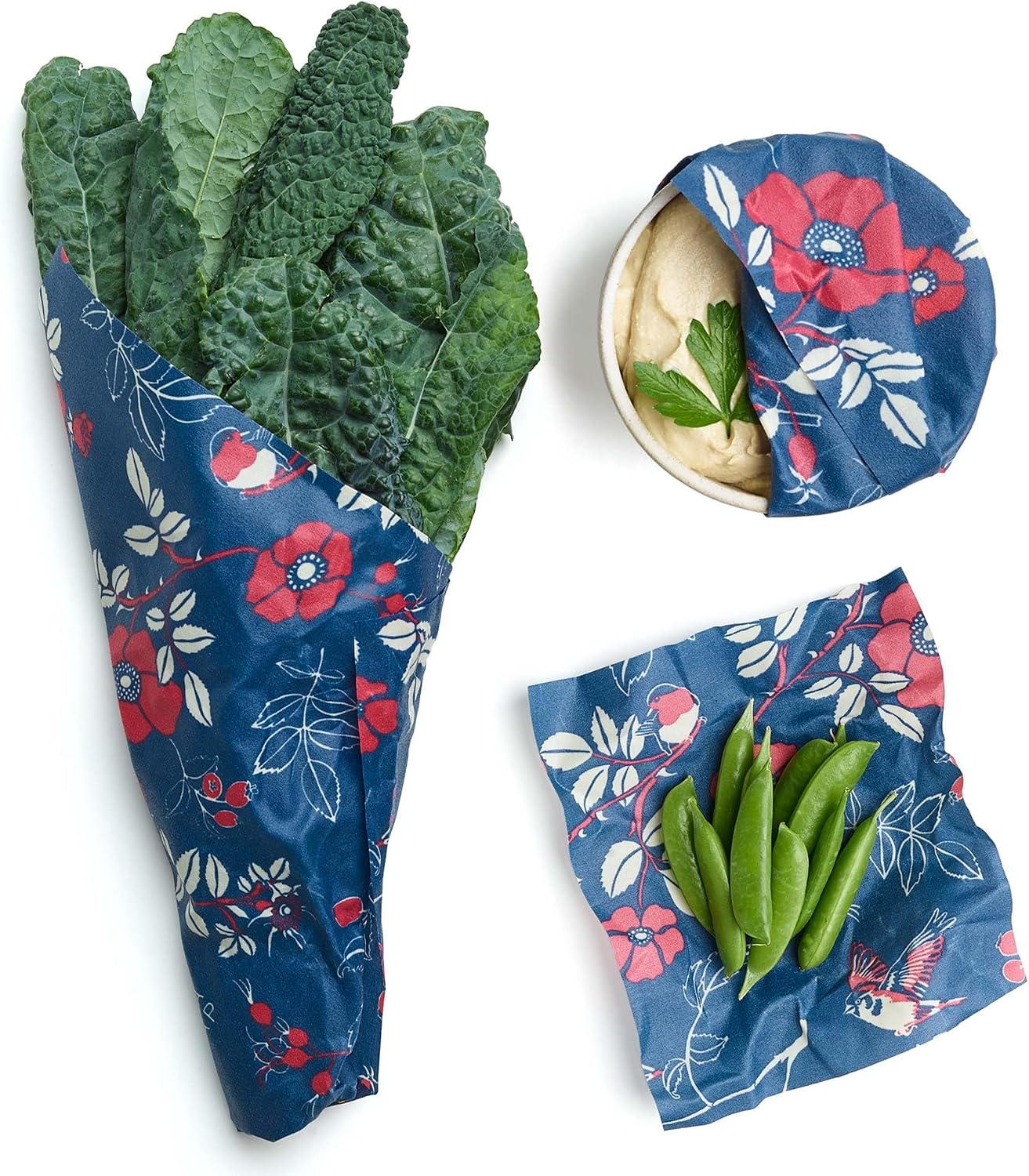 Bee's Wrap Cut-to-Size Beeswax Wrap Roll, Botanical