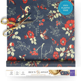 Bee's Wrap Cut-to-Size Beeswax Wrap Roll, Botanical