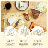 Bee's Wrap Cut-to-Size Beeswax Wrap Roll, Honeycomb