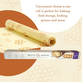 Bee's Wrap Cut-to-Size Beeswax Wrap Roll, Honeycomb