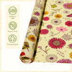 Bee's Wrap Cut-to-Size Beeswax Wrap Roll, Meadow Magic