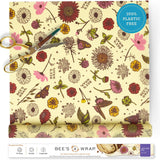 Bee's Wrap Cut-to-Size Beeswax Wrap Roll, Meadow Magic