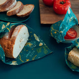 Bee's Wrap Cut-to-Size Beeswax Wrap Roll, Oceans