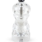 Peugeot Nancy Salt Mill Acrylic, 5-Inch, Clear