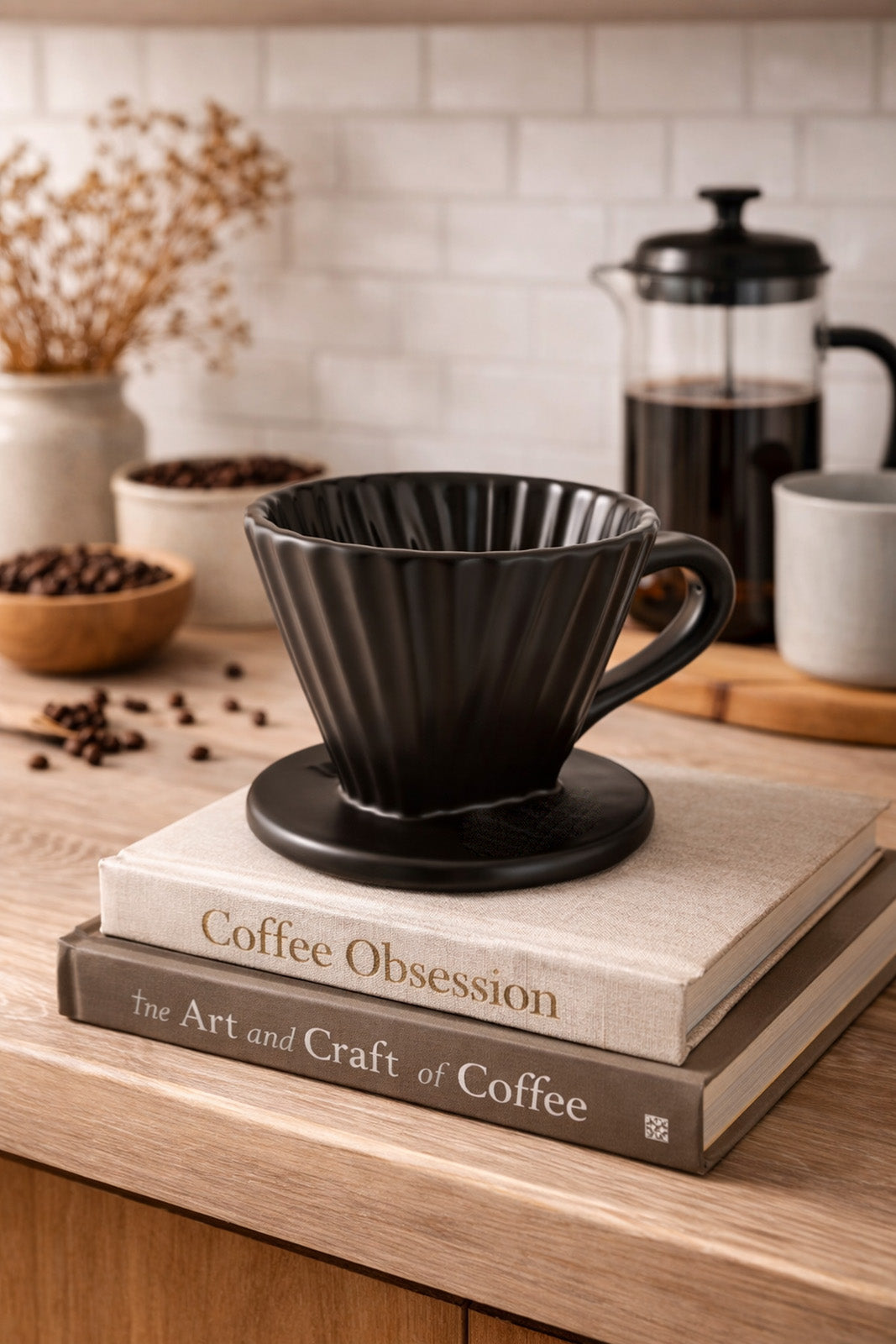 Chantal 8 ounce Lotus Ceramic Pour Over Coffee Filter