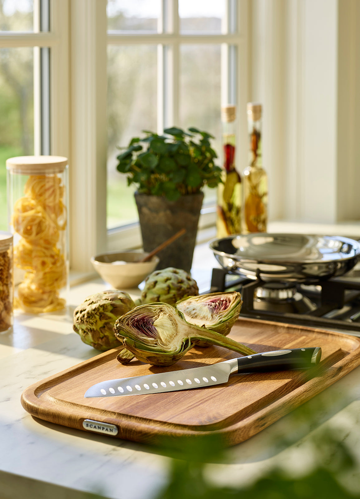 Scanpan Classic 7-Inch Santoku Knife